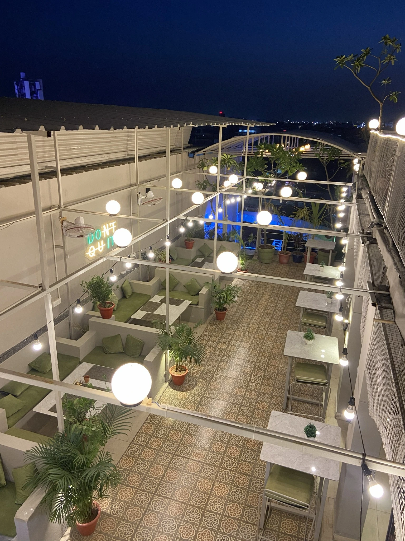 Club Clyrova rooftop near WTP Jaipur for guests from C-Scheme